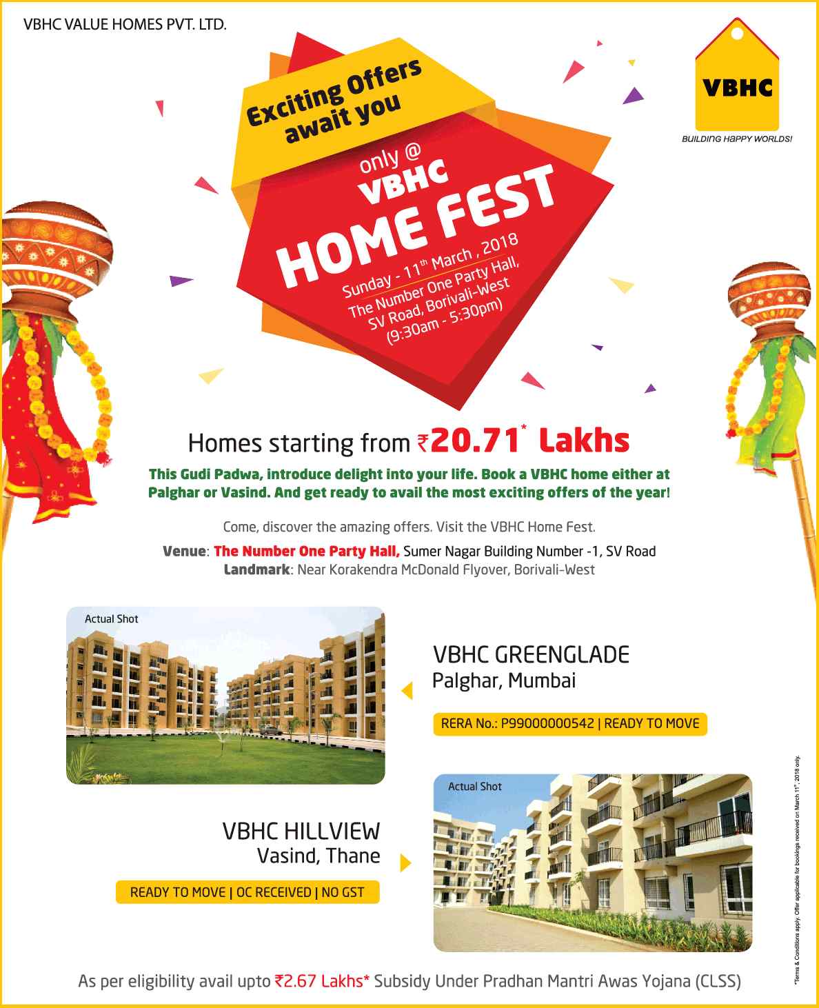 Invest in VBHC Homes starting at Rs. 20.71 Lakhs in Mumbai